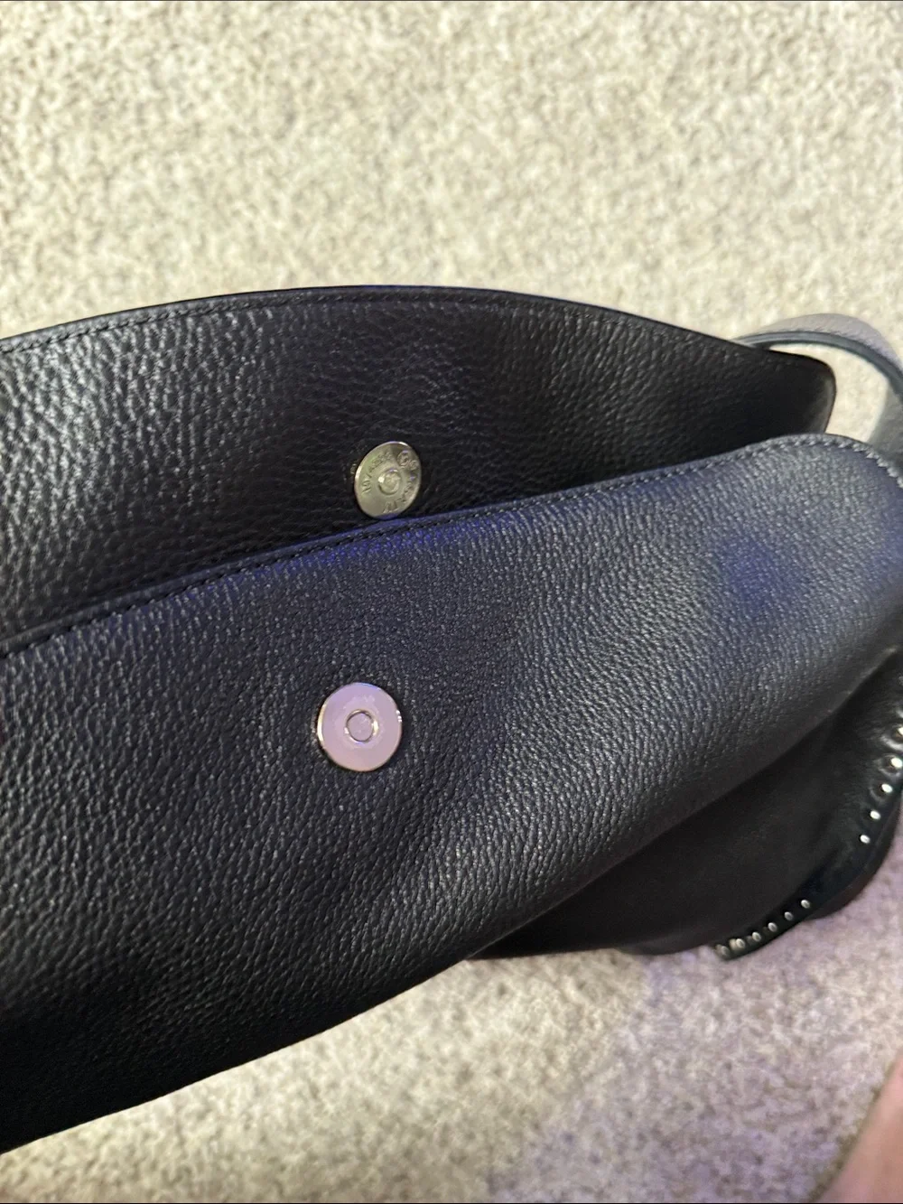 Michael Kors Black Leather Shoulder Bag